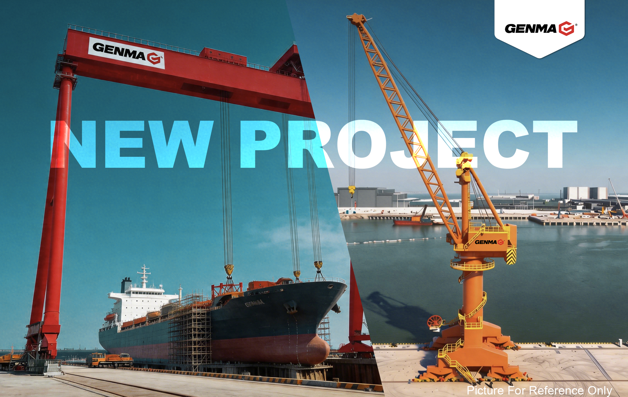 GENMA Secures Multiple Crane Orders from Leading Shipyard(图1)