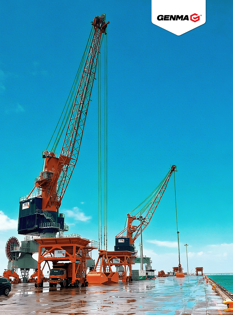 GENMA Delivers Two Mobile Harbor Cranes to BMS in Indonesia(图2)