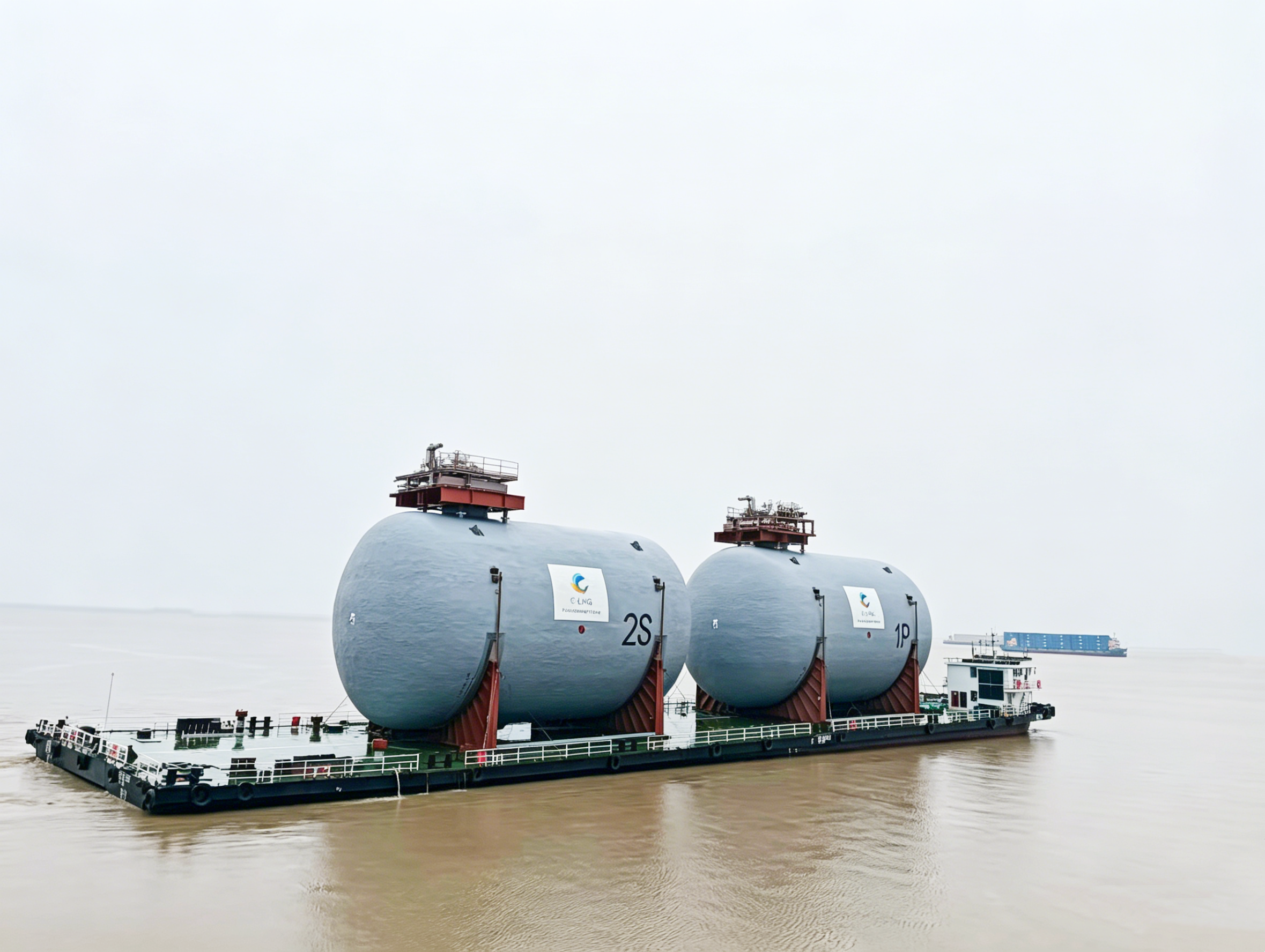 ROC Successfully Delivers Two Sets of LNG Tanks to Overseas Customer(图1)
