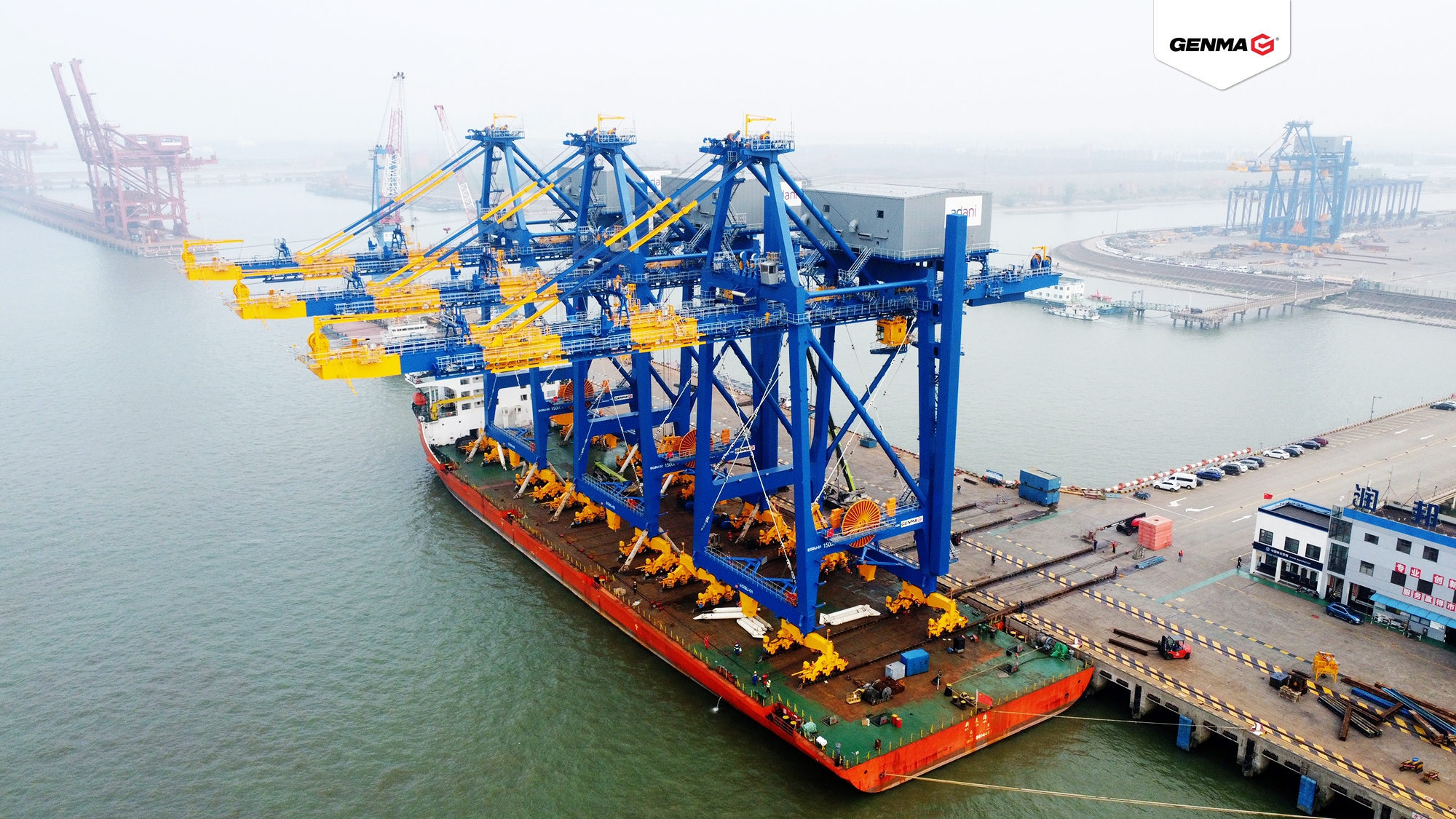 GENMACompletesShipmentofThreeLargeGrabShipUn-loaders(图1) GENMACompletesShipmentofThreeLargeGrabShipUn-loaders(图1)