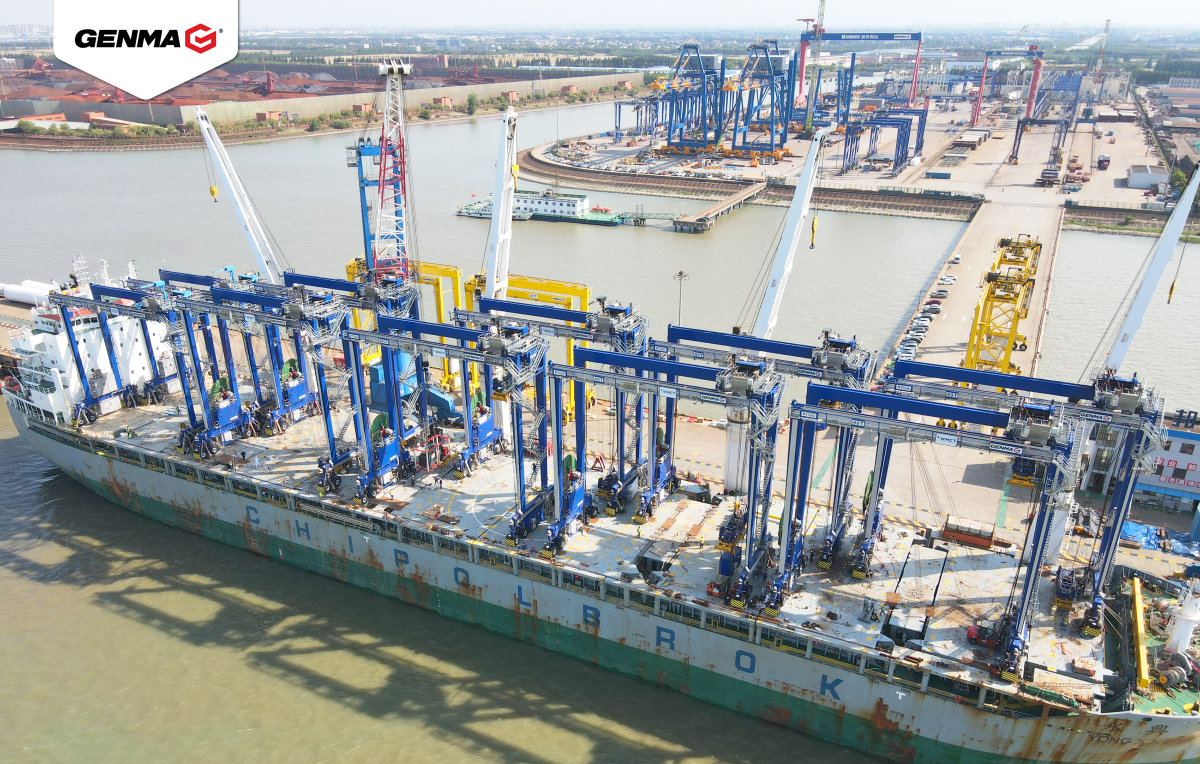 Bound for Morocco! GENMA Ships First 10 Smart ZE RTGs to Marsa Maroc(图1)
