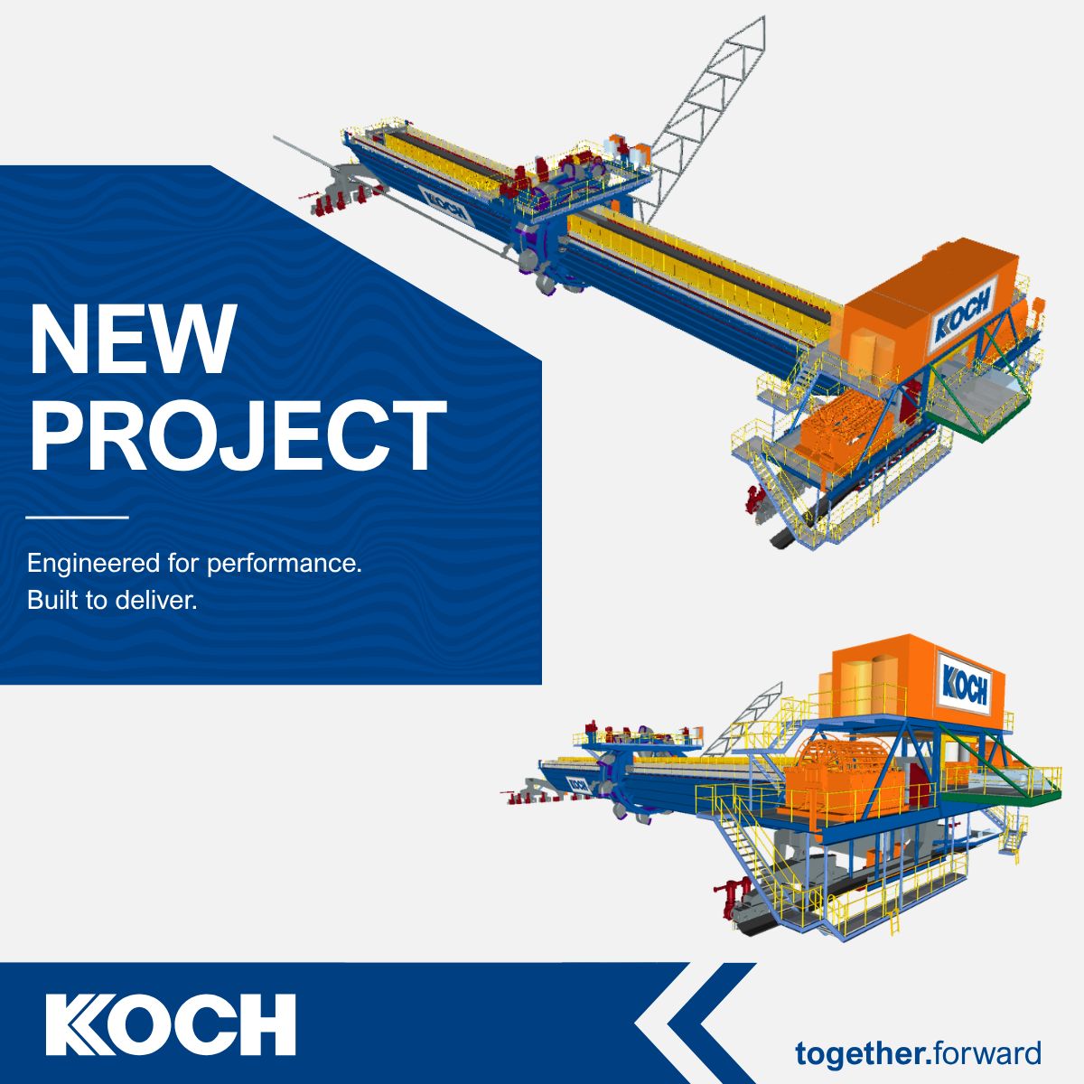 Were excited to announce that KOCH Solutions have been awarded a major contract for the replacement(图1)