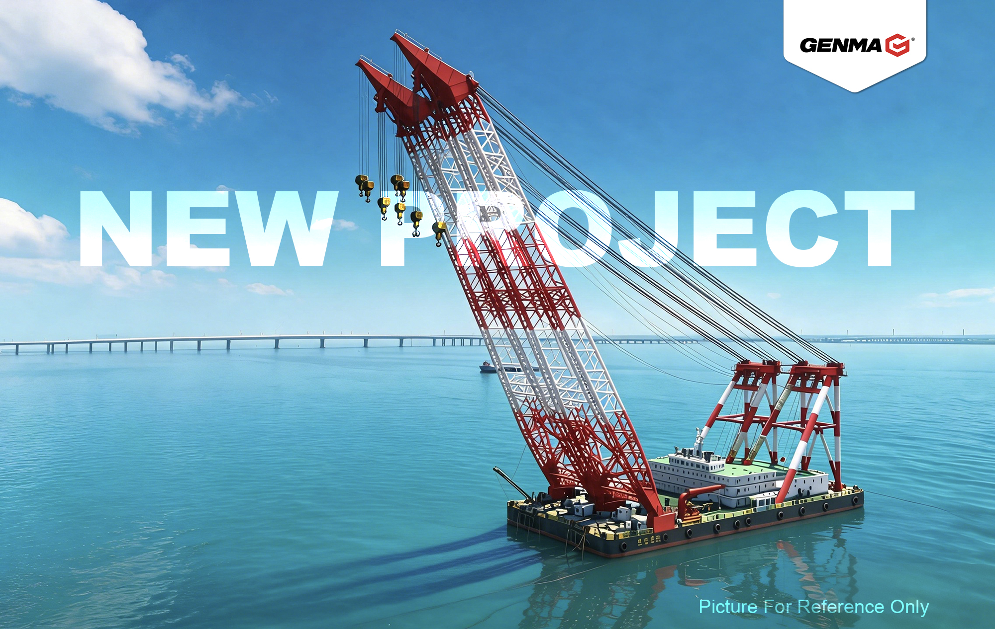 GENMA Secures Order for 6,500-Tonne Floating Sheerleg Crane(图1)