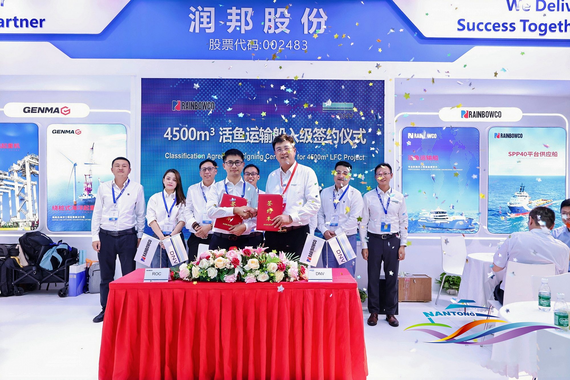 2026 Nantong Marine Engineering Industry Exhibition Concludes, RAINBOWCO Shines(图2)